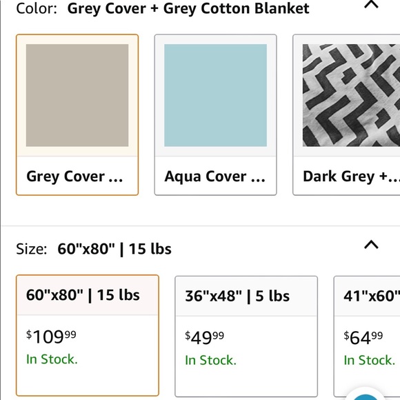 Weighted Blanket Quality NWOT - Picture 5 of 5